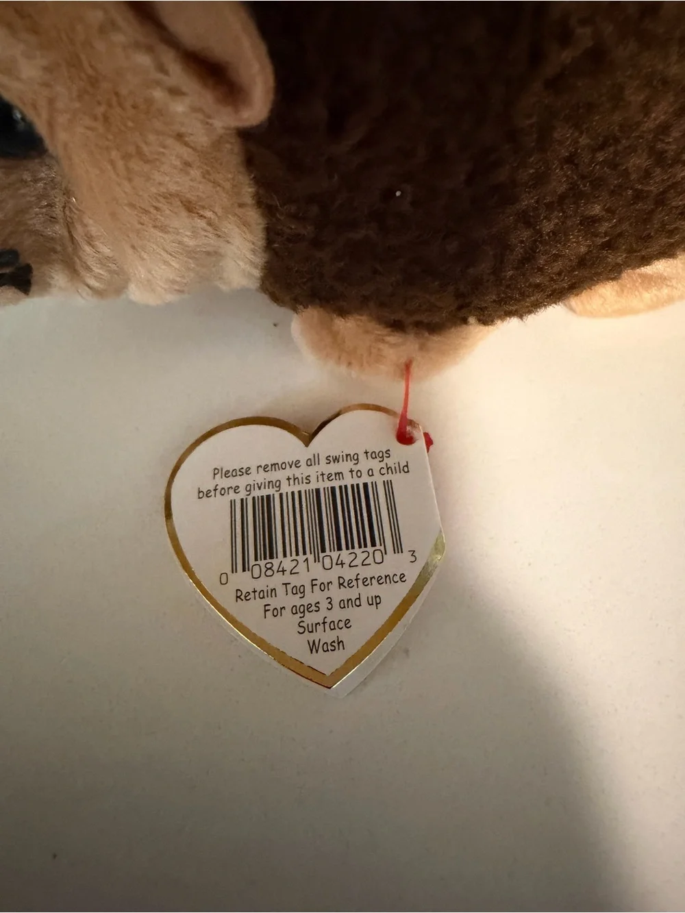Ty Beanie Baby PRICKLES the Hedgehog 1998 Retired